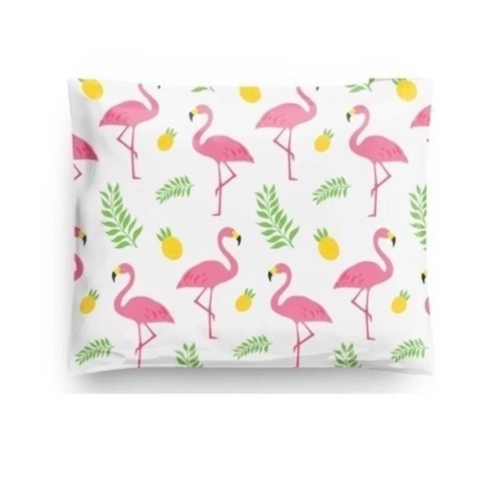 Flamingo Pineapple Mailer Shipping Bags 20 - 10x13 inch‎ Reusable Waterproof